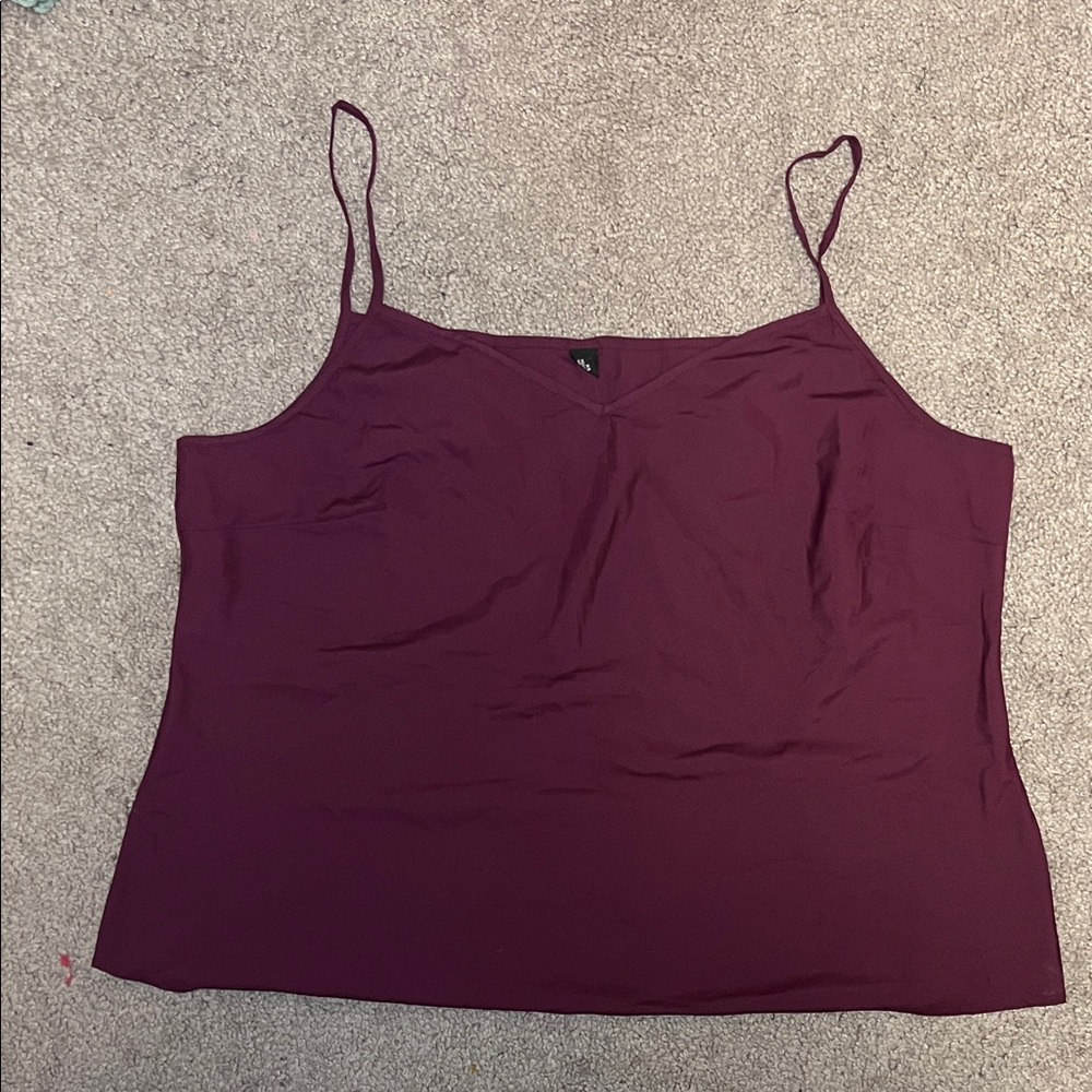 Elegant Burgundy Women's Top
